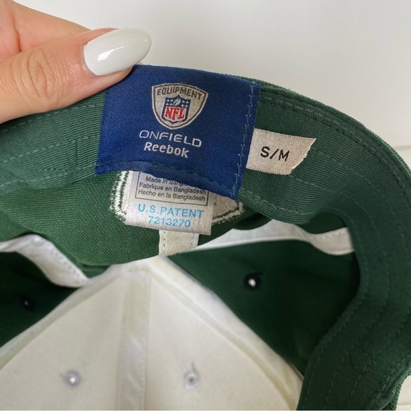 New York Jets Reebok NFL Flexfit cap hat size S /M - Picture 7 of 8